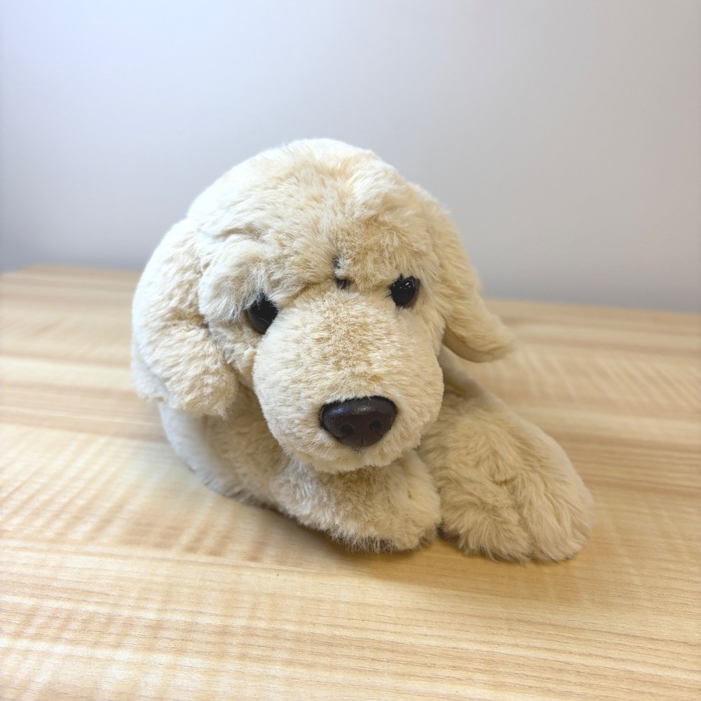 FAO Schwarz Golden Retriever Plush Stuffed Animal Tan Puppy Dog 16in 2018